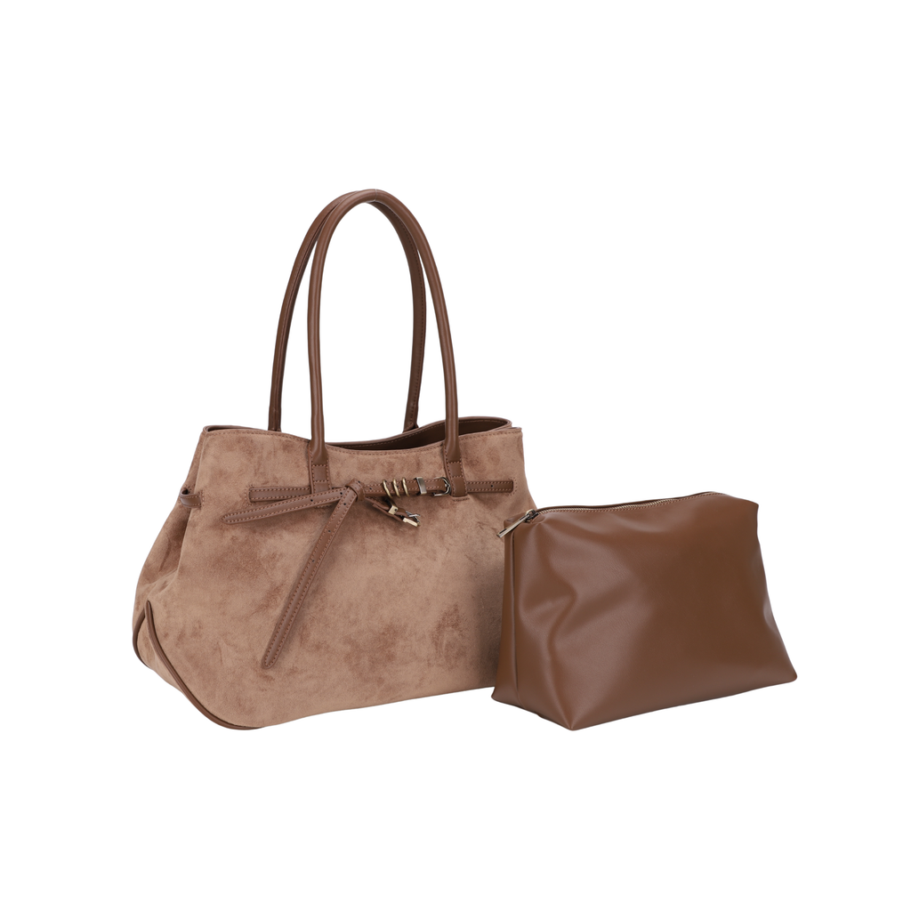 Madeline Suede 2-in-1 Tote Bag