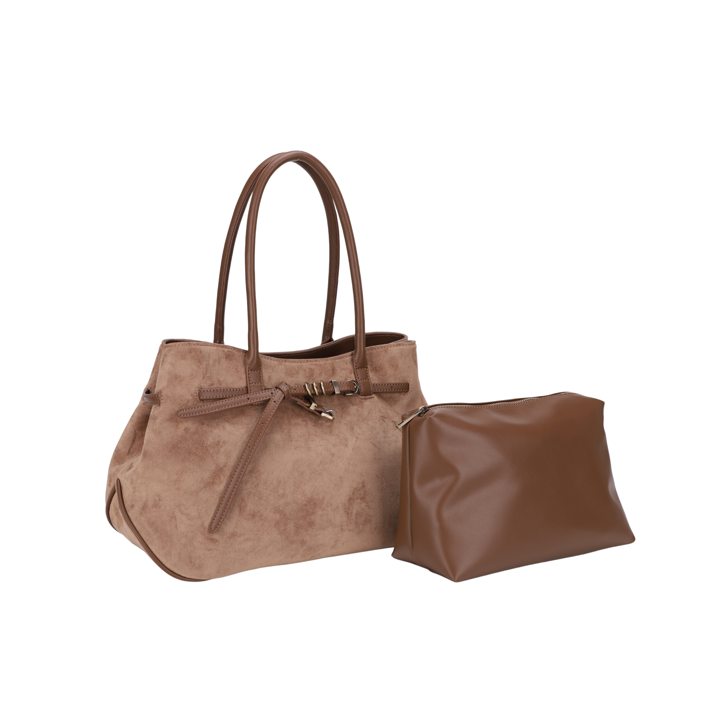 Madeline Suede 2-in-1 Tote Bag