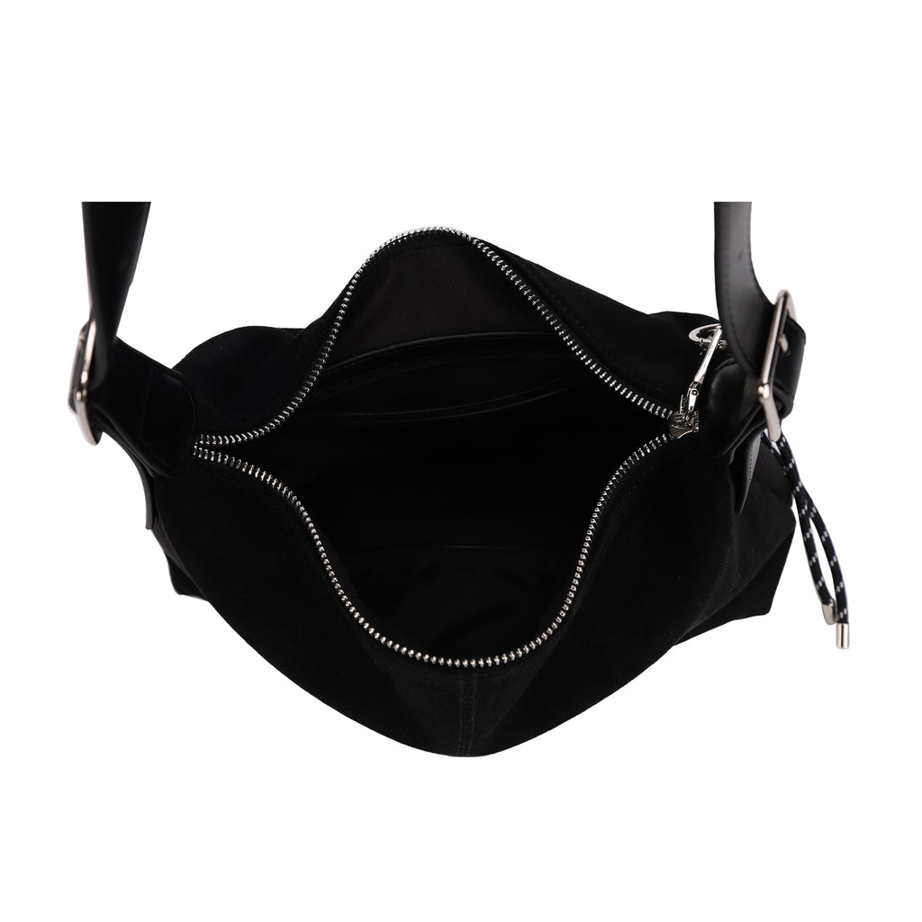 Hailey Double Straps Crossbody Bag (Suede)