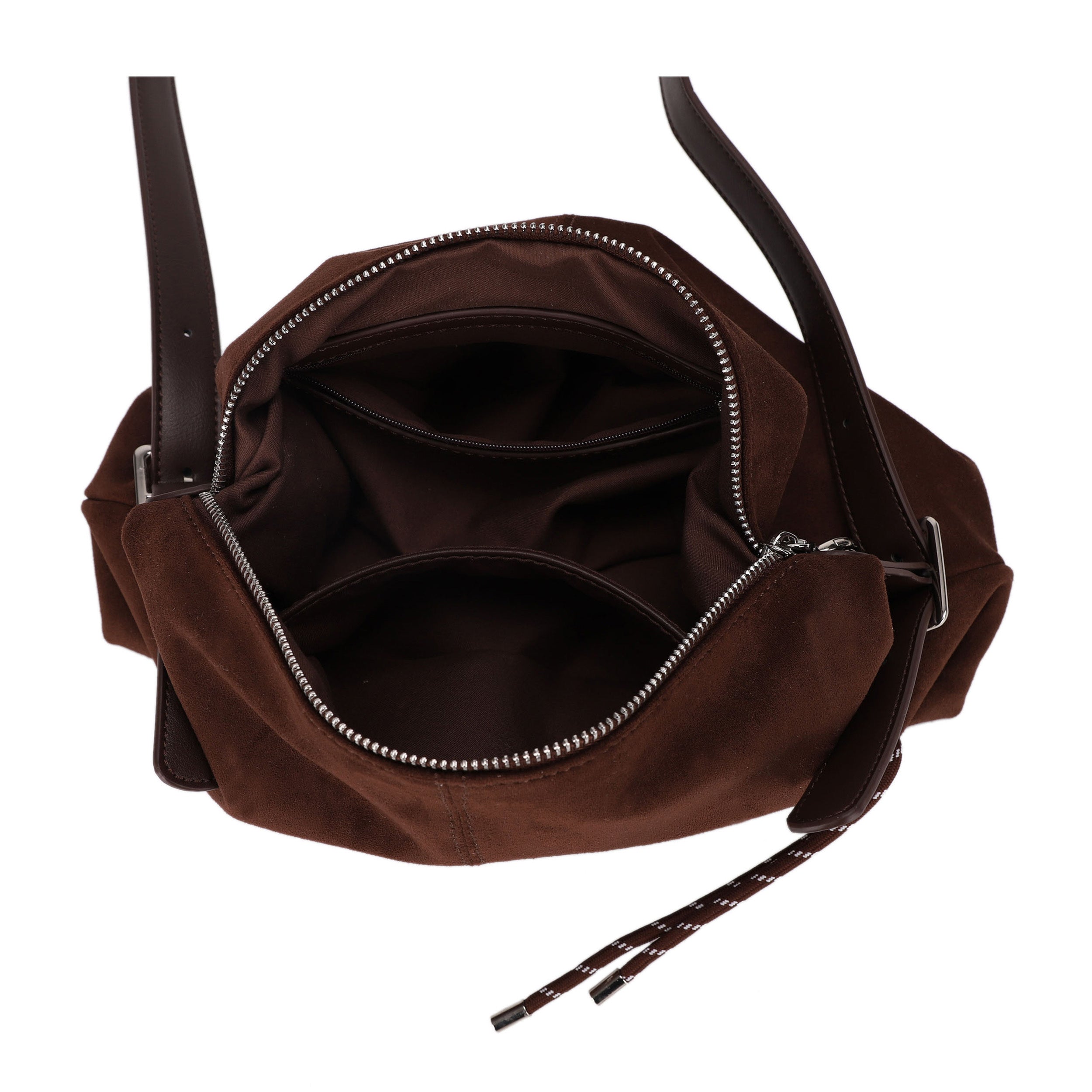 Hailey Double Straps Crossbody Bag (Suede)