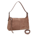 Hailey Double Straps Crossbody Bag (Suede)