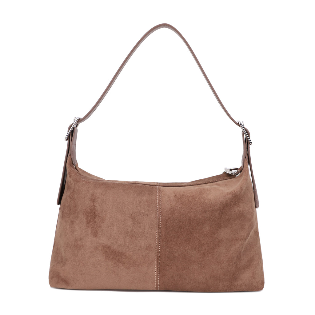 Hailey Double Straps Crossbody Bag (Suede)