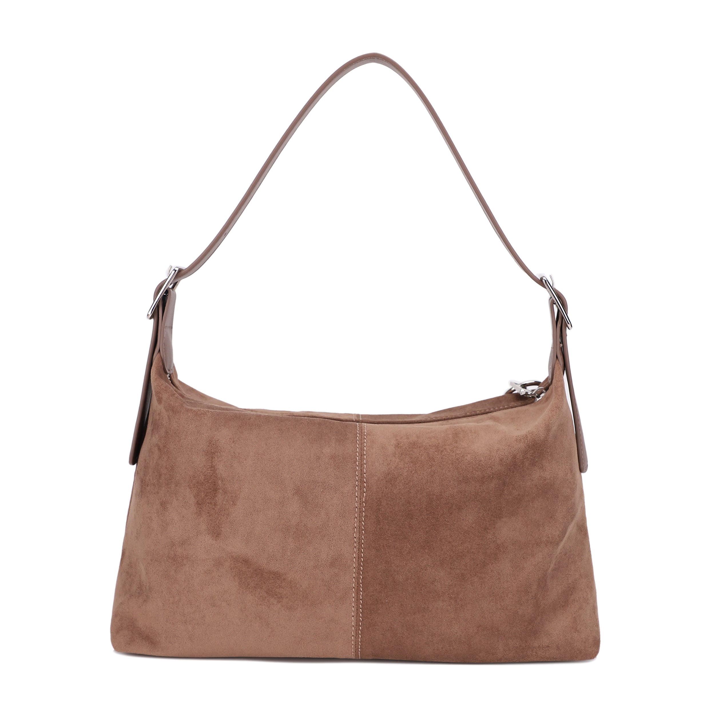 Hailey Double Straps Crossbody Bag (Suede)