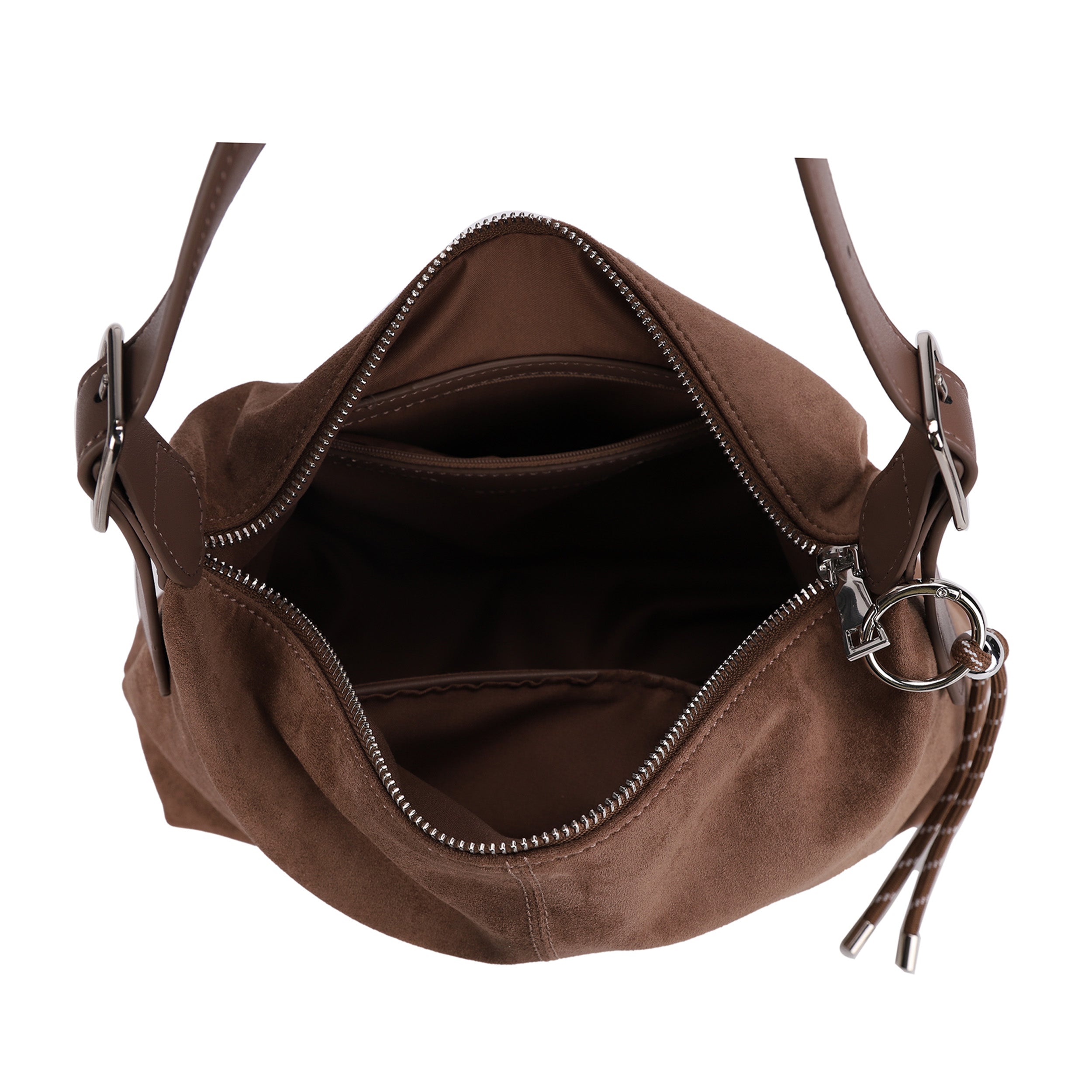 Hailey Double Straps Crossbody Bag (Suede)