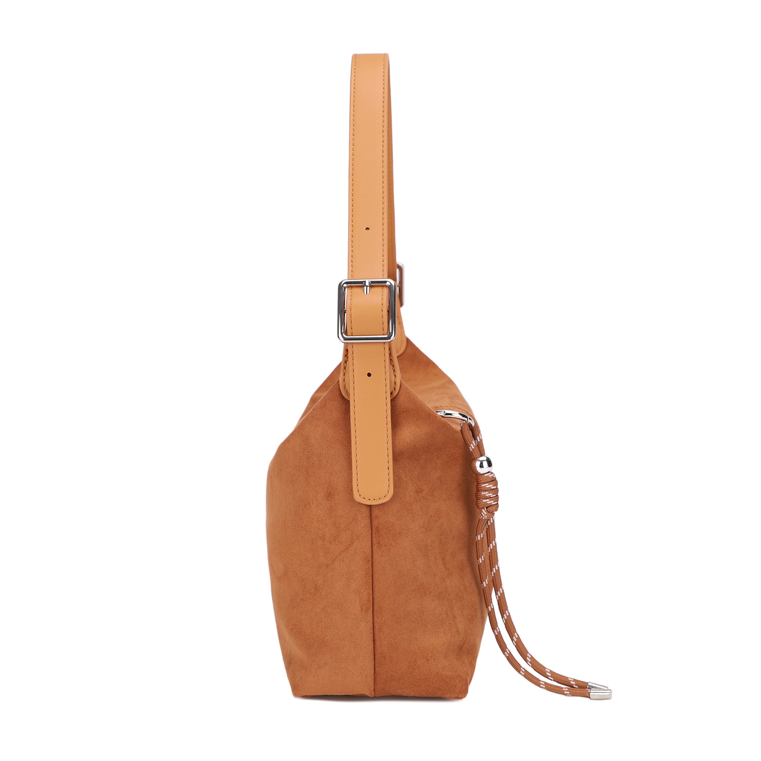 Hailey Double Straps Crossbody Bag (Suede)