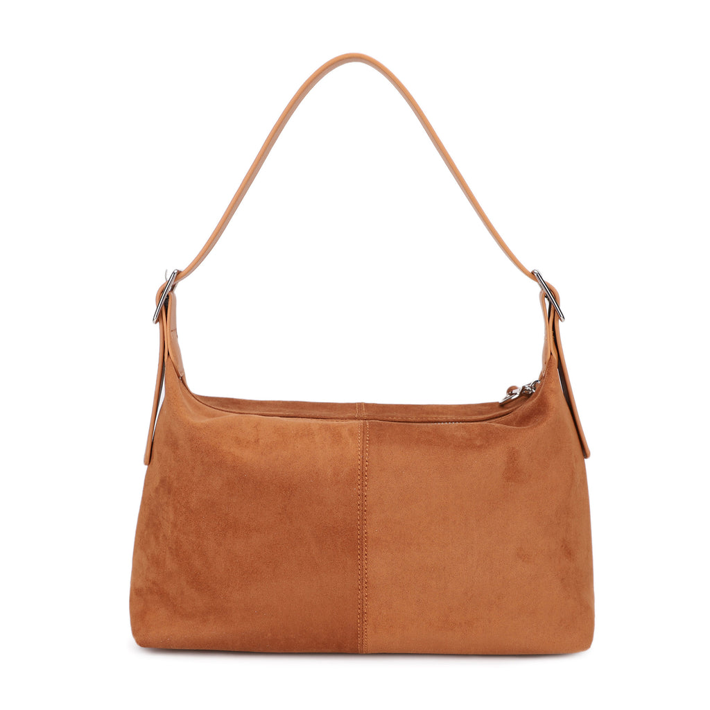 Hailey Double Straps Crossbody Bag (Suede)