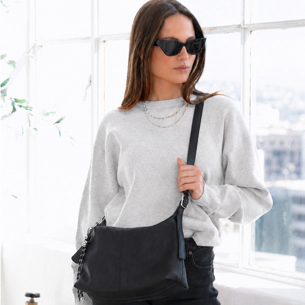 Hailey Double Straps Crossbody Bag