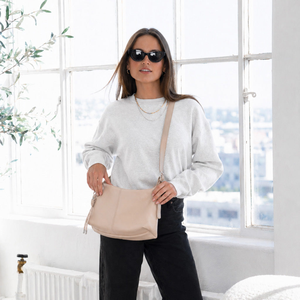 Hailey Double Straps Crossbody Bag