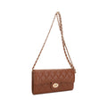 Amber Quilted Crossbody Wallet
