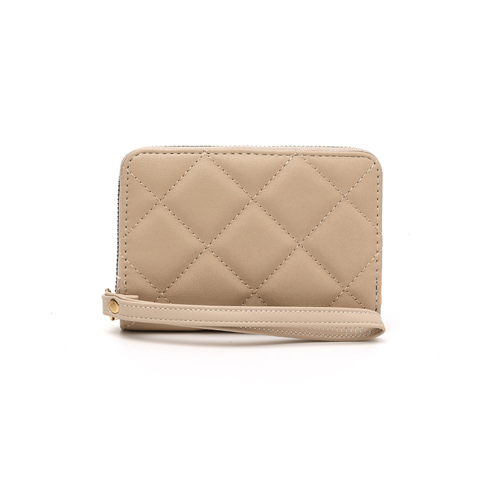 Meg Quilted Zip Around Wallet