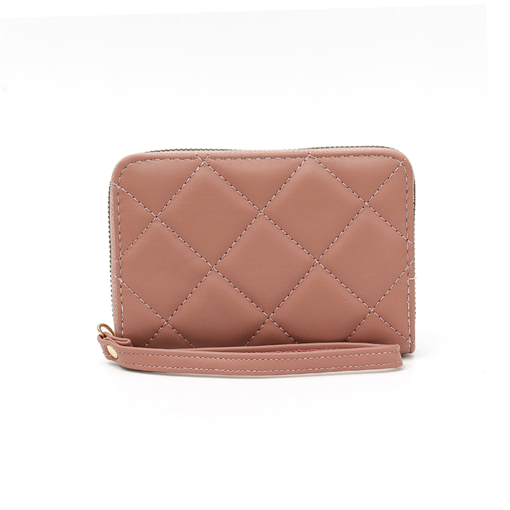 Meg Quilted Zip Around Wallet