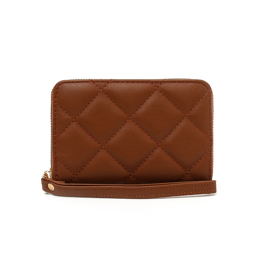 Meg Quilted Zip Around Wallet