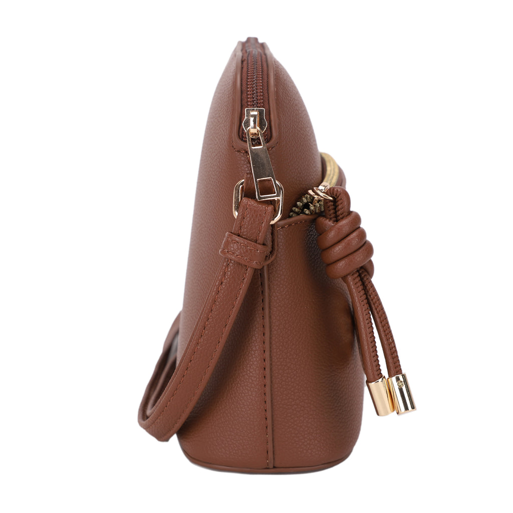 Ivy Small Dome Crossbody Bag with Medallion Charm
