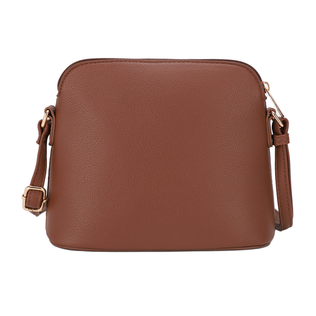 Ivy Small Dome Crossbody Bag with Medallion Charm