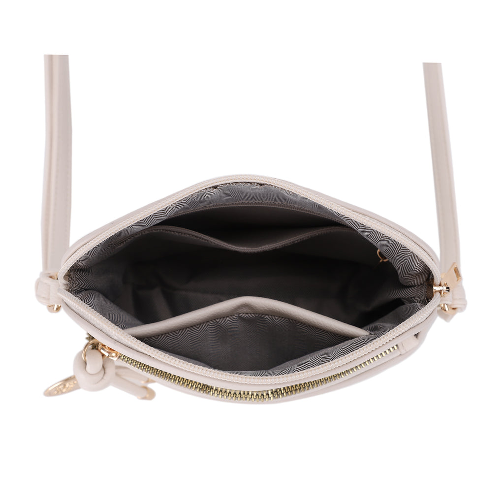 Ivy Small Dome Crossbody Bag with Medallion Charm