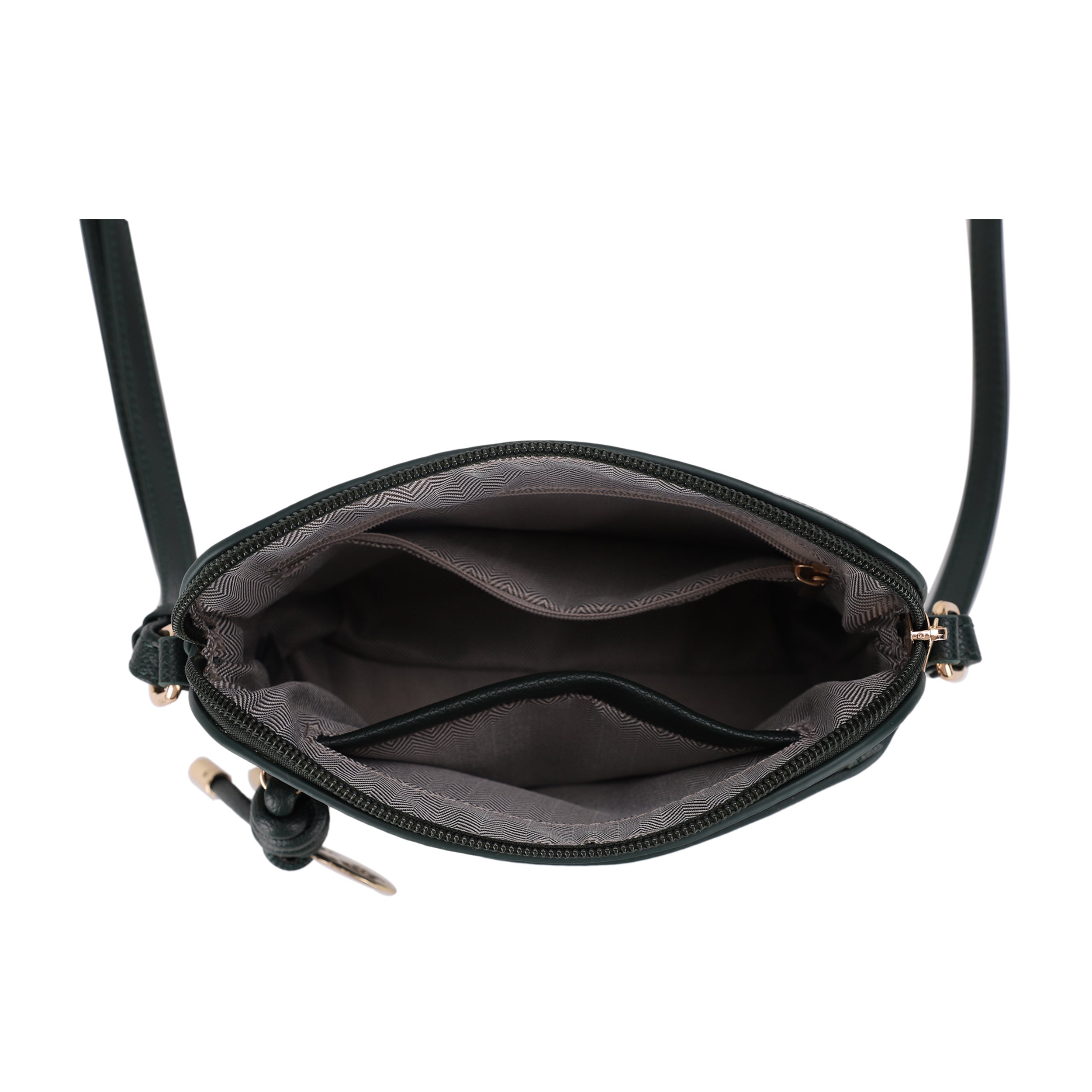 Ivy Small Dome Crossbody Bag with Medallion Charm