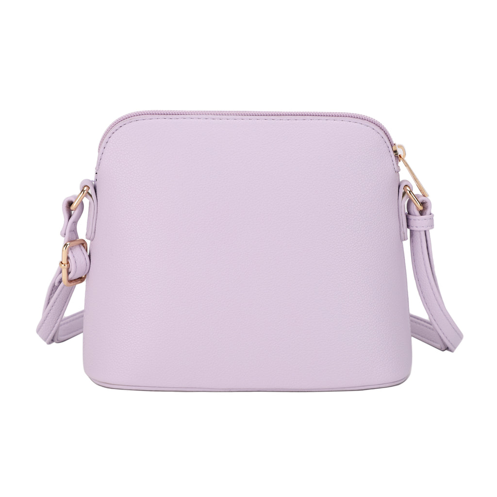 Ivy Small Dome Crossbody Bag with Medallion Charm