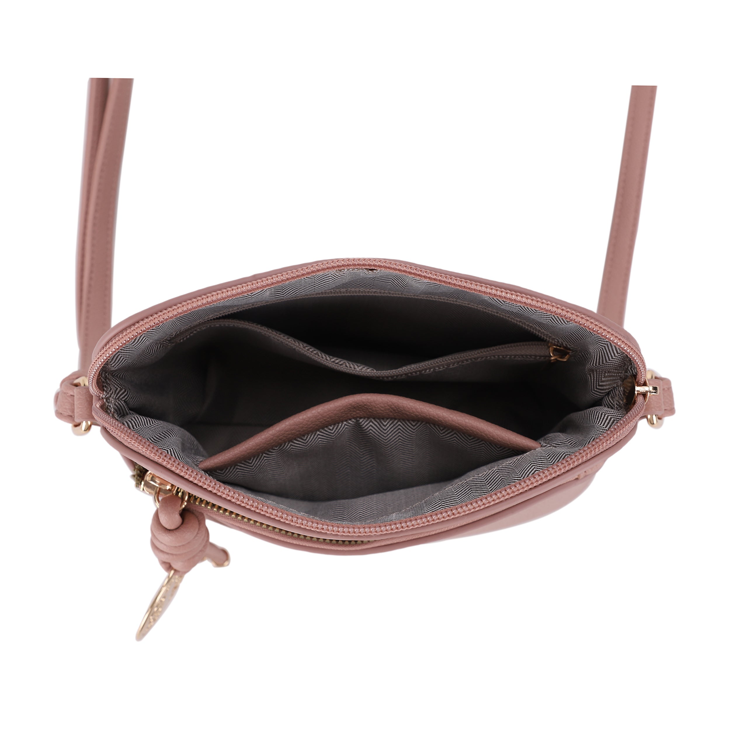 Ivy Small Dome Crossbody Bag with Medallion Charm