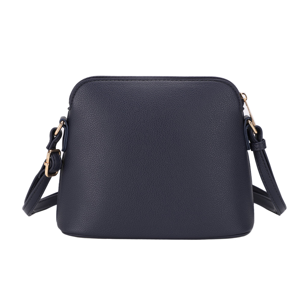 Ivy Small Dome Crossbody Bag with Medallion Charm
