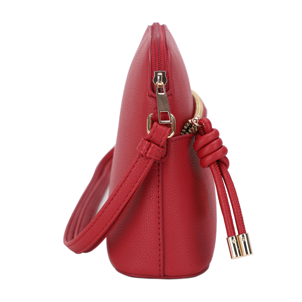Ivy Small Dome Crossbody Bag with Medallion Charm