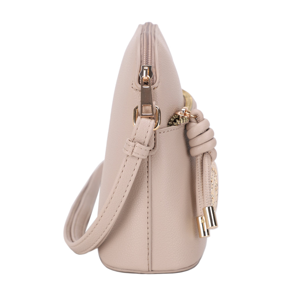 Ivy Small Dome Crossbody Bag with Medallion Charm
