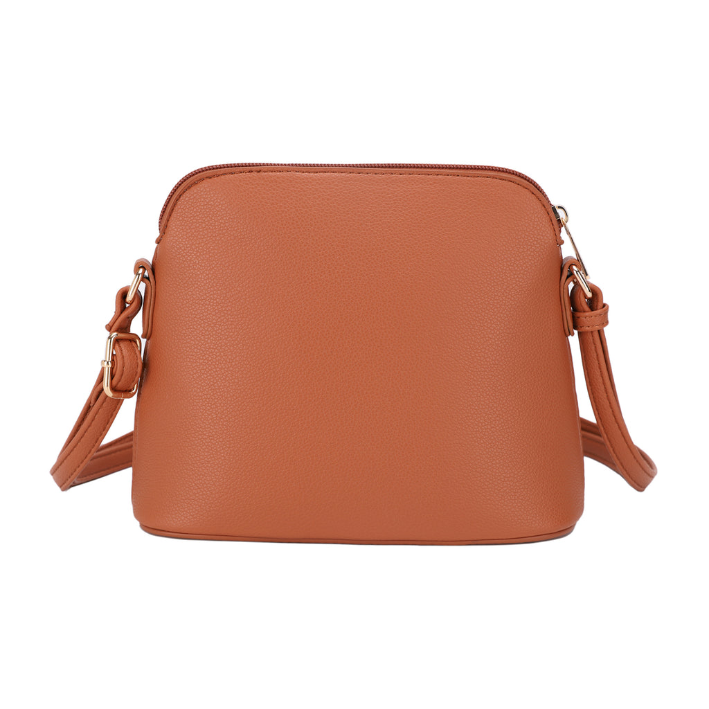 Ivy Small Dome Crossbody Bag with Medallion Charm