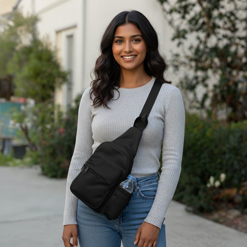 Casey Nylon Crossbody Bag