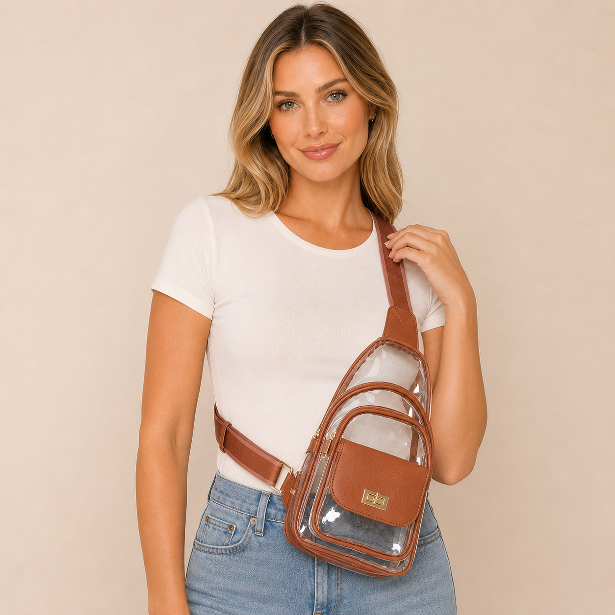 Laynie Clear Sling Bag