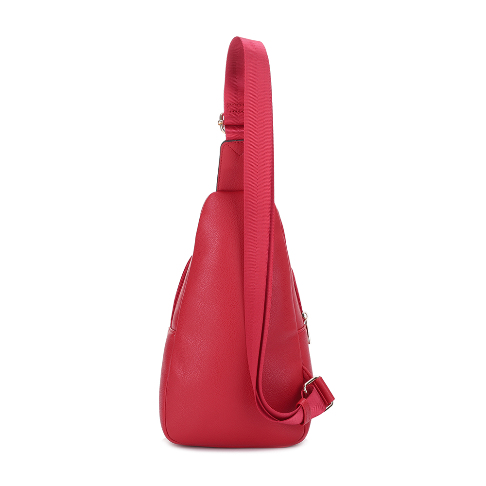 Eva Double Compartment Sling Bag with Medallion Detailing