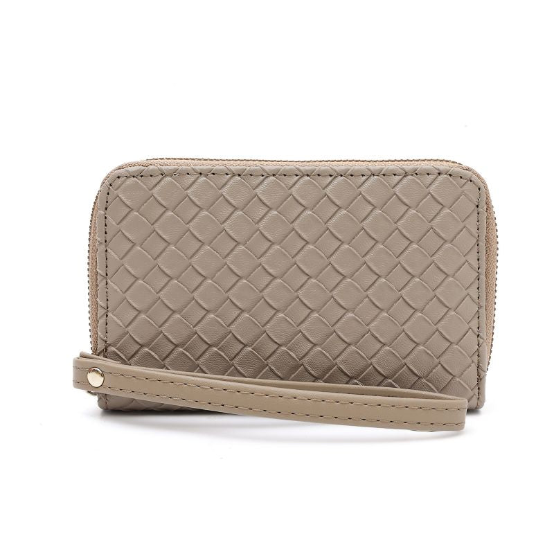 Jenny Weave Embossed Vegan Leather Wallet
