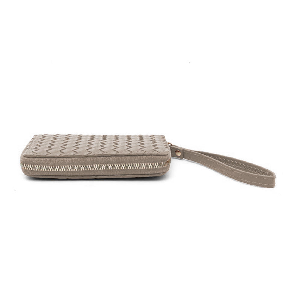 Jenny Weave Embossed Vegan Leather Wallet