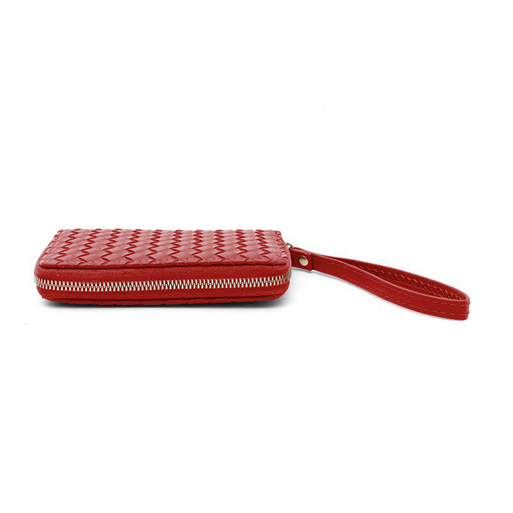 Jenny Weave Embossed Vegan Leather Wallet