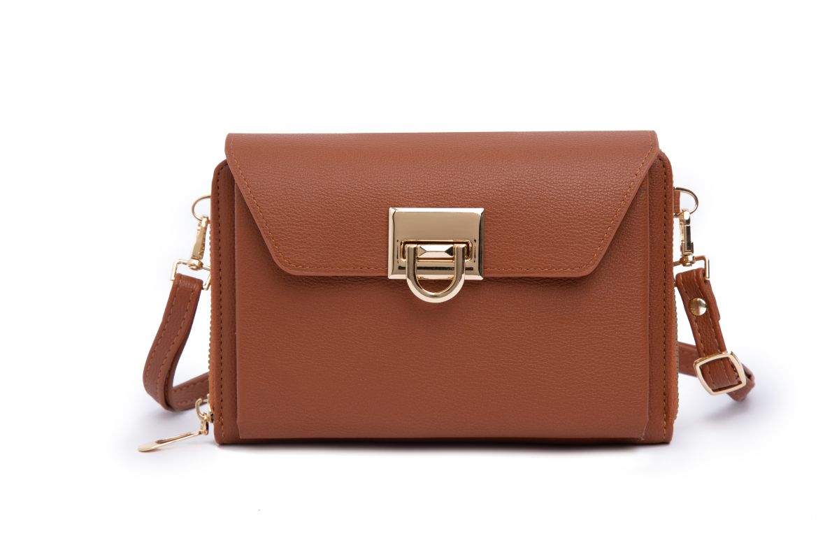 Olivia Wallet Crossbody with Flip Lock