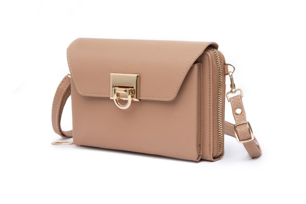 Olivia Wallet Crossbody with Flip Lock