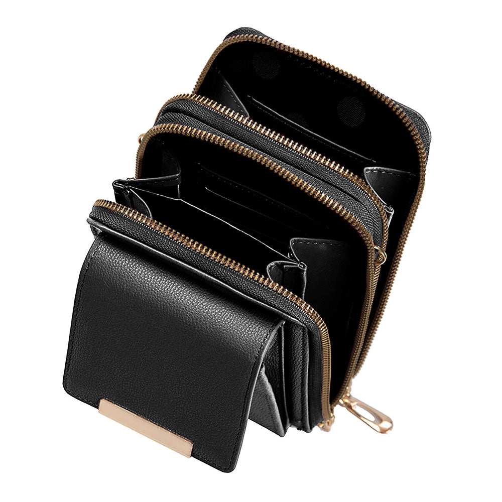 JACKY MULTI COMPARTMENT CROSSBODY WITH FRONT TASSEL