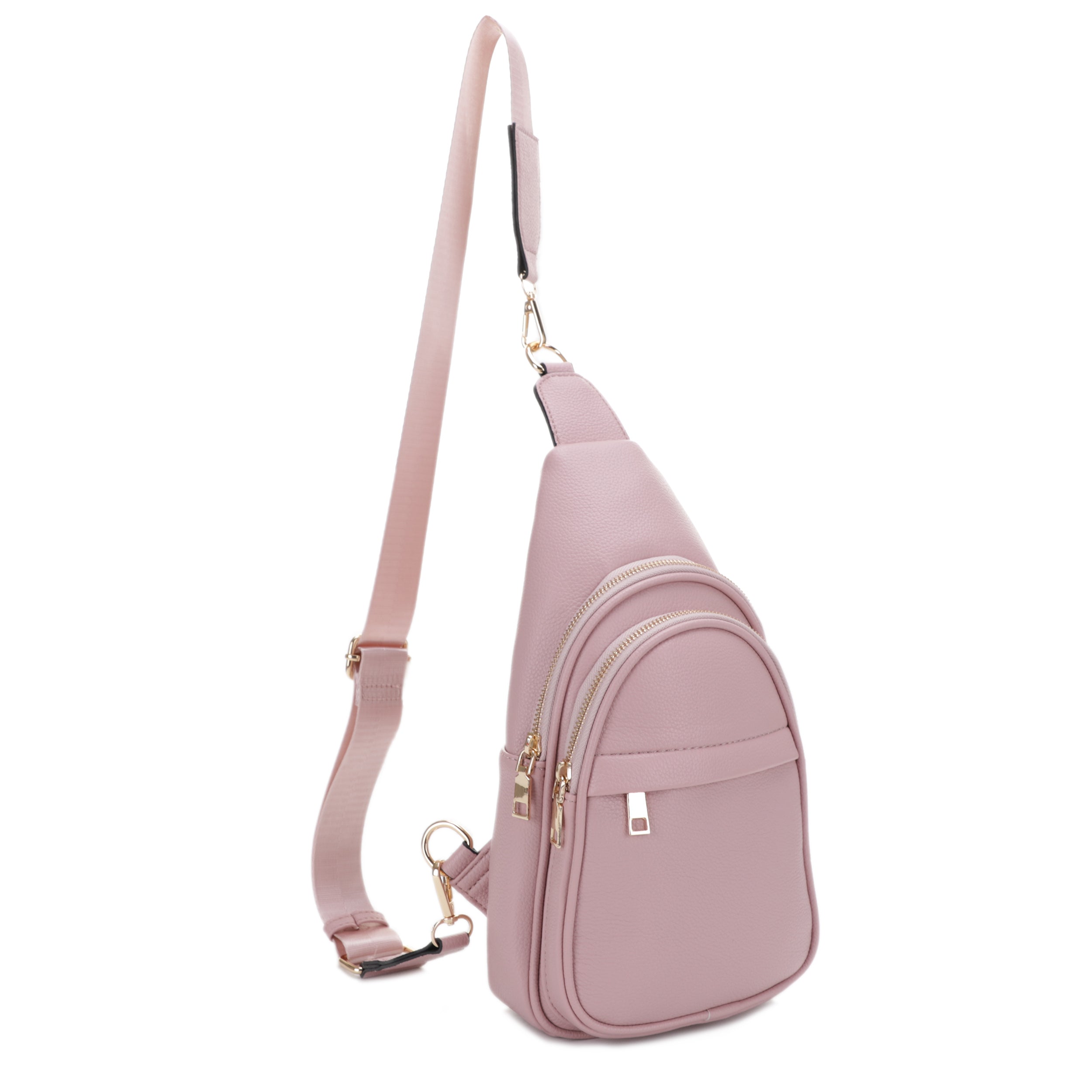 Gail Triple Compartment Sling with Web Strap