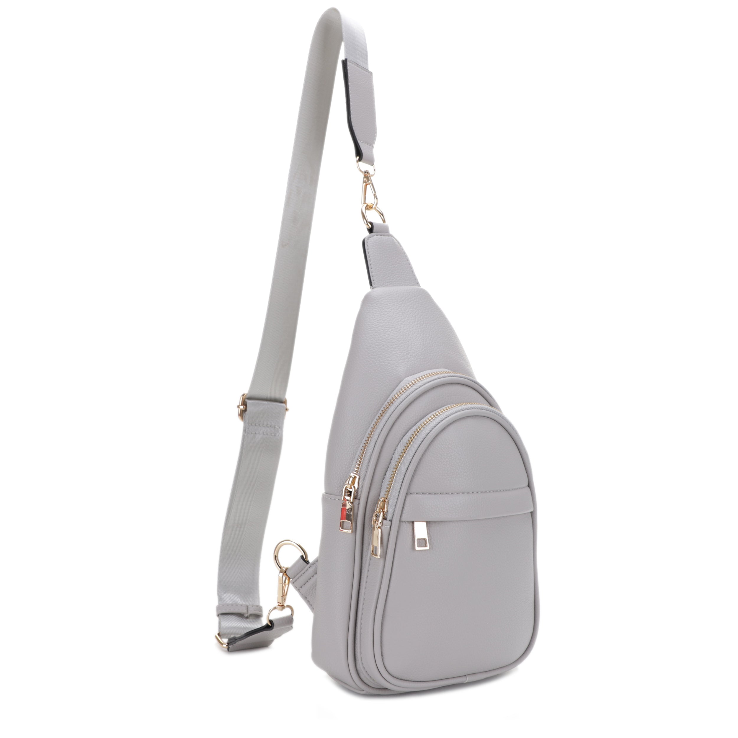 Gail Triple Compartment Sling with Web Strap