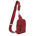 AMY Double Compartment Sling Bag with Web Strap